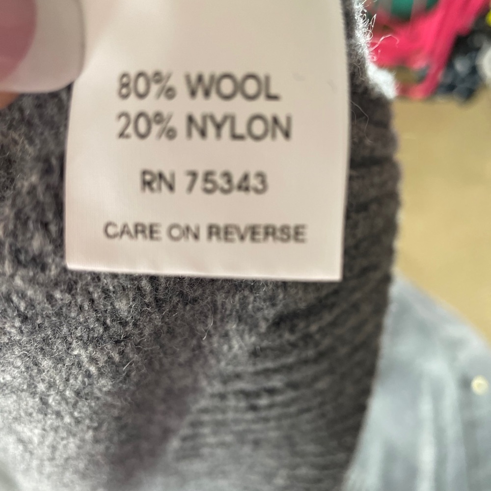 Daniele Blasi gray 1/4 zip wool sweater - Picture 12 of 12